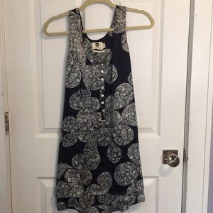 Quicksilver Silk Dress Sz Small (Art Collab)